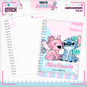 Caderno Escolar Personalizado 26x18cm - 1 Matéria Capa: (Glossy 130g + Papelão Holler 1.7) + Miolo: (198pg / 96 Folhas Sulfite 75g) 18x26cm 4x4 - Colorido Frente e Verso BOPP Wire-o 5/8 1 Matéria